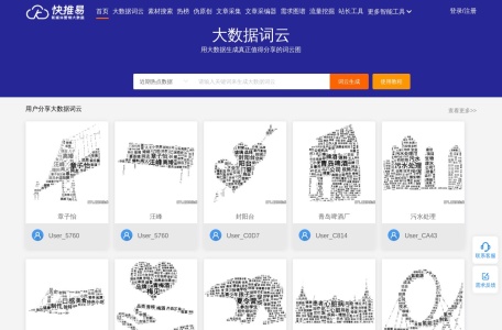快推易词云