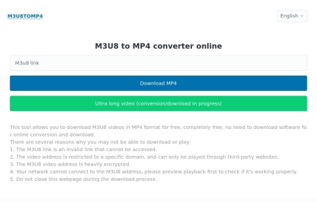 m3u8在线转换mp4下载