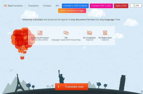 免费的在线文档翻译器