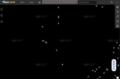 全球航班实时跟踪雷达