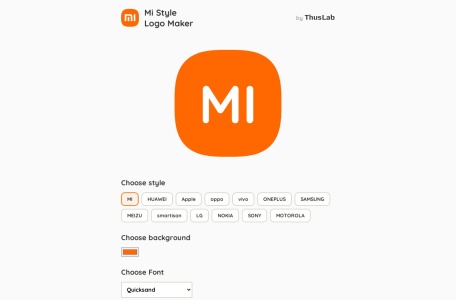 小米logo样式生成器