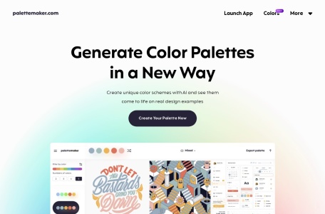AI Color Palette Generator: Live Preview Colors on Real Designs