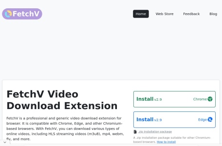 The Generic Video Download Browser Extension